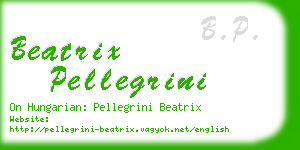 beatrix pellegrini business card